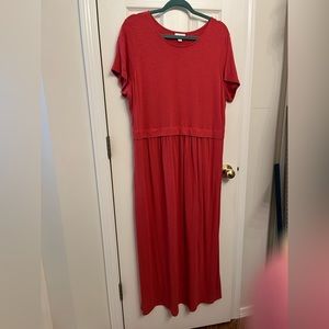 J Jill large maxi. Coral colored.